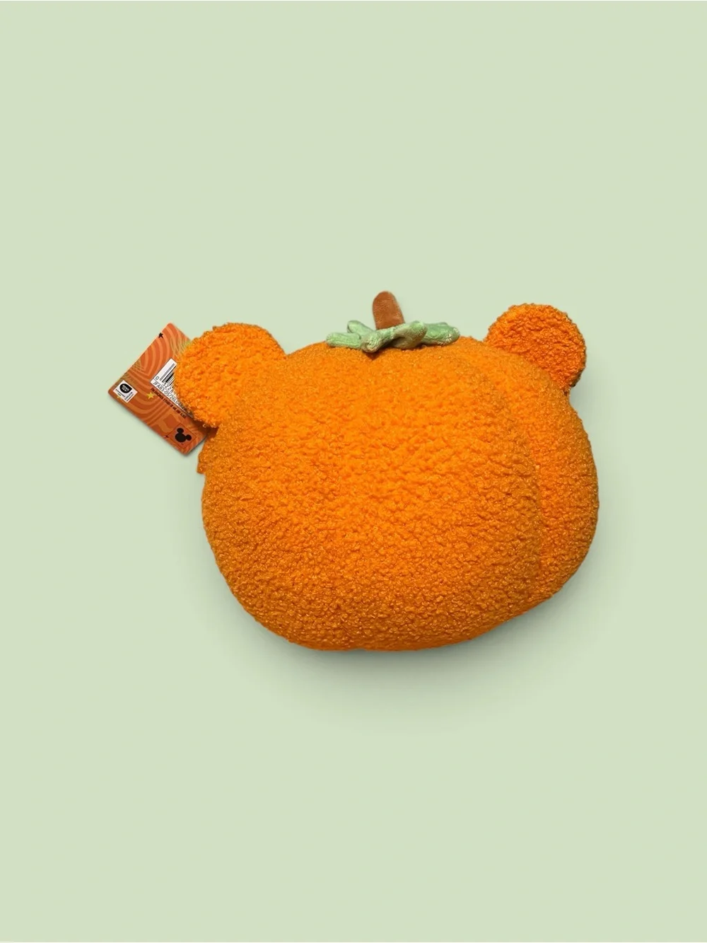 Disney Orange Pumpkin Pooh Plush Pillow